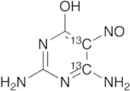 2,6-Diamino-4-hydroxy-5-nitrosopyrimidine-13C2