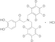 2-(Dibenzylamino)-3',4'-dihydroxy-acetophenone Hydrochloride-d10