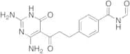 4-(3-(2,4-Diamino-6-oxo-1,6-dihydropyrimidin-5-yl)-3-oxopropyl)-N-formylbenzamide