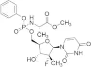 N-[[P(S),2′R]-2′-Deoxy-2′-fluoro-2′-methyl-P-phenyl-5′-uridylyl]-L-alanine Methyl Ester