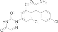 2,6-Dichloro-α-(4-chlorophenyl)-4-(4,5-dihydro-3,5-dioxo-1,2,4-triazin-2(3H)-yl)benzeneacetamide