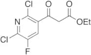 3-(2,6-Dichloro-5-fluoropyridin-3-yl)-3-oxopropanoic Acid Ethyl Ester