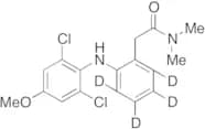 2-(2-((2,6-Dichloro-4-methoxyphenyl)amino)phenyl-d4)-N,N-dimethylacetamide