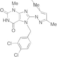 7-[(3,4-Dichlorophenyl)methyl]-8-(3,5-dimethyl-1H-pyrazol-1-yl)-3,7-dihydro-3-methyl-1H-purine-2,6…