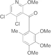 (4,5-Dichloro-2-methoxy-3-pyridinyl)(2,3,4-trimethoxy-6-methylphenyl)methanone