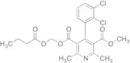 4-(2,3-Dichlorophenyl)-2,6-dimethyl-3,5-pyridinedicarboxylic Acid Methyl (1-oxobutoxy)methyl Ester