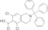 5,7-Dichloro-1,2,3,4-tetrahydro-2-(triphenylmethyl)-6-isoquinolinecarboxylic Acid