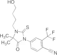 4-[4,4-Dimethyl-3-(4-hydroxybutyl)-5-oxo-2-thioxo-1-imidazolidinyl]-2-(trifluoromethyl)benzonitrile