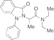 N,​N-​Diethyl-​1,​3-​dihydro-​α-​methyl-​3-​oxo-​1-​phenyl-2H-​indazole-​2-​acetamide