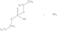 O,O-Diethyl Dithiophosphate-13C4 Ammonium Salt