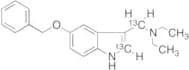 N,N-Diethyl-5-(phenylmethoxy)-1H-indole-3-methanamine-13C2