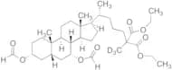 Diethyl 3,7-Bis(formyloxy)-25-methyl-cholestane-26,27-dioic Acid Ester-d3