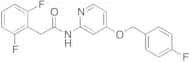 2,6-Difluoro-N-[4-[(4-fluorophenyl)methoxy]-2-pyridinyl]-benzeneacetamide