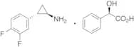 (1R,2S)-2-(3,4-Difluorophenyl)cyclopropanamine (2R)-Hydroxy(phenyl)ethanoate