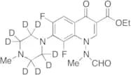 6,8-Difluoro-1,4-dihydro-1-(N-methylformamido)-7-(4-methyl-1-piperazinyl)-4-oxo-3-quinolinecarboxy…