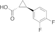 (1R,2R)-2-(3,4-Difluorophenyl)-cyclopropanecarboxylic Acid