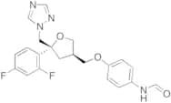 (5R-cis)-4-[5-(2,4-Difluorophenyl)-5-[1,2,4]triazol-1-ylmethyltetrahydrofuran-3-ylmethyl]methoxy-f…