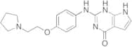 3,7-Dihydro-2-[[4-[2-(1-pyrrolidinyl)ethoxy]phenyl]amino]-4H-pyrrolo[2,3-d]pyrimidin-4-one