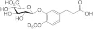 Dihydro Isoferulic Acid-d3 3-O-β-D-Glucuronide