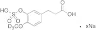 Dihydro Isoferulic Acid-d3 3-O-Sulfate Sodium Salt