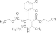 1,4-Dihydro-2,6-dimethyl-3-(2-cyanoethoxycarbonyl)-5-ethoxycarbonyl-4-(2,3-dichlorophenyl)pyridine…
