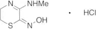 5,6-Dihydro-3-(methylamino)-2H-1,4-thiazin-2-one Oxime Hydrochloride