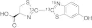 (4S)-4,5-Dihydro-2-(6-hydroxy-2-benzothiazolyl)-4-thiazolecarboxylic Acid-13C2,15N