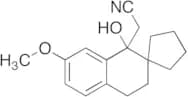 (±)-3',4'-Dihydro-1'-hydroxy-7'-methoxy-spiro[cyclopentane-1,2'(1'H)-naphthalene]-1'-acetonitrile
