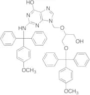 1,9-Dihydro-9-[[2-hydroxy-1-[[(4-methoxyphenyl)diphenylmethoxy]methyl]ethoxy]methyl]-2-[[(4-methox…