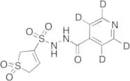 2-[(2,5-Dihydro-1,1-dioxido-3-thienyl)sulfonyl]hydrazide 4-Pyridinecarboxylic-D4 Acid
