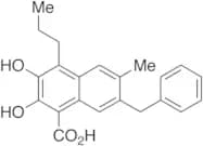 2,3-Dihydroxy-6-methyl-7-(phenylmethyl)-4-propyl-1-naphthalenecarboxylic Acid