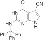 4,7-Dihydro-4-oxo-2-[(triphenylmethyl)amino]-3H-pyrrolo[2,3-d]pyrimidine-5-carbonitrile