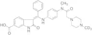 (3Z)-2,3-Dihydro-3-[[[4-[methyl[2-(4-methyl-1-piperazinyl)acetyl]amino]phenyl]amino]phenylmethylen…