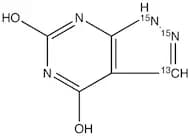 4,6-Dihydroxypyrazolo[3,4-d]pyrimidine-13C,15N2
