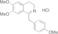 3,4-Dihydro-6,7-dimethoxy-1-(p-methoxybenzyl)isoquinoline Hydrochloride