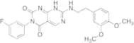 7-[[2-(3,4-Dimethoxyphenyl)ethyl]amino]-3-(3-fluorophenyl)pyrimido[4,5-d]pyrimidine-2,4(1H,3H)-dio…