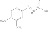 3,4-Dimethoxy[7,8,9,-13C3]-cinnamic Acid