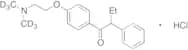 1-[4-[2-Dimethylamino)ethoxy]phenyl]-2-phenyl-1-butanone-d6 Hydrochloride