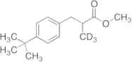 4-(1,1-Dimethylethyl)-α-methyl-benzenepropanoic-d3 Acid Methyl Ester