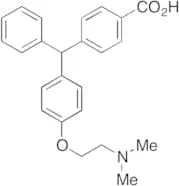 4-((4-(2-(Dimethylamino)ethoxy)phenyl)(phenyl)methyl)benzoic acid