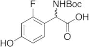 α-[[(1,1-Dimethylethoxy)carbonyl]amino]-2-fluoro-4-hydroxybenzeneacetic Acid