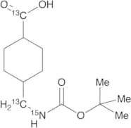 cis,trans-(1,1-Dimethylethoxy)carbonyl Tranexamic Acid-13C2,15N