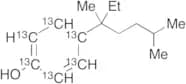 4-(3',6'-Dimethyl-3'-heptyl)phenol-13C6