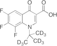 1-(1,1-Dimethylethyl)-6,7,8-trifluoro-1,4-dihydro-4-oxo-3-quinolinecarboxylic Acid-d9