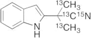 α,α-Dimethyl-1H-indole-2-acetonitrile-13C315N