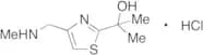 α,α-Dimethyl-4-[(methylamino)methyl]-2-thiazolemethanol Hydrochloride