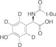 (R)-α-[(2,2-Dimethyl-1-oxopropyl)amino]-4-hydroxybenzeneacetic Acid-d4