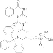 N,N-Dimethylphosphoramidochloridic Acid [(2S,6R)-6-[4-(Benzoylamino)-2-oxo-1(2H)-pyrimidinyl]-4-(t…