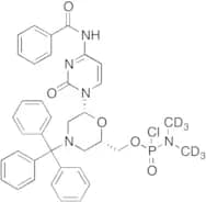 N,N-Dimethylphosphoramidochloridic Acid [(2S,6R)-6-[4-(Benzoylamino)-2-oxo-1(2H)-pyrimidinyl]-4-(t…