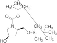 (2R,4R)-2-[[[(1,1-Dimethylethyl)dimethylsilyl]oxy]methyl]-4-hydroxy-1-pyrrolidinecarboxylic Acid 1…